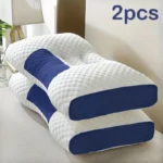 2pcs Massage Neck Pillows Adjustable Ergonomic Orthopedic Contour Support, High-Quality Pillow Core, All-Season Sleeping Comfort - Image 11