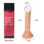 Realistic Dildos With Suction Cup Jelly Dildos Sex Toys for Woman Men Fake Dick