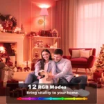 Wireless battery powered wall lamp rechargeable wall lamp dimmable detachable bulb remote control 10 color wireless wall lamp - Image 4