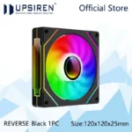 UPSIREN UF-1 PRISM 4 PRO Computer Chassis Fan 12cm ARGB 4 Pin PWM Quiet Cooling Fan 12V Large Air Volume 45.2CFM/600-1500RPM - Image 14