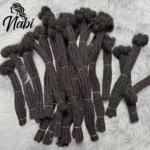 Nabi Original Dreadlocks Human Hair 6-20 inch 80 Strands Full-head Handmade Remy Human Hair Locs Extensions for Afro Men Women - Image 2