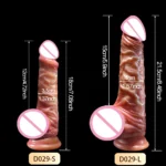 Wearable Realistic Strapon Dildo Skin Testicles Sliding Anal Vagina Sexy Adult Masturbation - Image 5