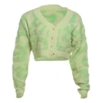 Weird Puss y2k Sweet Cardigan Sweater Women V-Neck Button Autumn Stylish Casual Long Sleeve - Image 9