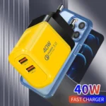 40W USB Charger Quick Charge 3.0 Dual Ports