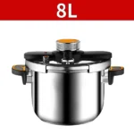 PGY 4L/6L/8L Stainless Steel Pressure Cooker Safety One-Hand Locking Olla de Presion Multi-Cooker for Gas & Induction Stove - Image 9