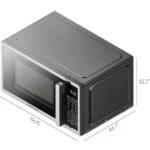 Countertop Microwave Oven 0.9 Cu. Ft. Digital Stainless Steel Microwave 900 Watt with 6 Presets Eco Mode Mute Option Memory Fun - Image 6