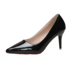 Sexy Red Bottom Women High Heels Classic Ladies Pumps Autumn Leather Dress Heel Shoes for Women