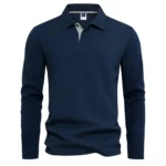 95% Cotton Long Sleeve T Shirts Men Casual Brand Homme Clothing Hombre Tee Tops Fashion Tshirt Black White Polo T-Shirts For Men - Image 11
