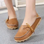 Shoes for Women Moccasins Flats  Woman Loafers Genuine Leather