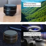 Mini Bone Conduction Speaker Vibration Stereo Audio Digital TWS Wireless Bluetooth Speakers Portable Metal Speaker Dropshipping - Image 2