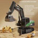 Alloy Remote Control Excavator Toy Car with Lights Sound Effect Electric Excavator Automobile Engineering Vehicle Children Gifts - Image 16