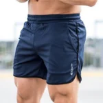 2025 New Men Fitness Shorts Summer Gyms Workout Male Breathable Mesh shorts Quick Dry Sportswear Jogger Beach Short Pants