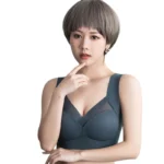 EUR/USA Size Women Breathable Sports Bra Inner Support Push Up Brassiere Vest Patchwork Mesh Gym Underwear Tops Padded Bras - Image 2