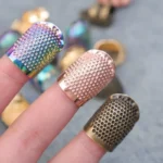 Adjustable Sewing Thimble Retro Sewing Finger Protection Cover Needle Thimble Ring Handmade DIY Craft Embroidery Sewing Tools - Image 3