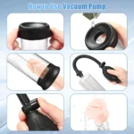 Effective Penis Pump Enlargement Vacuum Dick Extender Men Sex Toy.