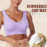 Women Bra Plus Size Seamless Brassiere Breathable Wire Free Bralette Underwear Comfortable Active Padded Brassiere Crop Top
