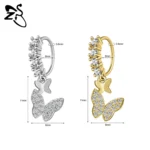 ZS 1 Piece 20G Trendy Hoop Nose Rings Women Moon Star Flower Pendant Septum Piercing Ear Helix Cartilage Piercings Jewelry 8MM - Image 37