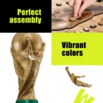 FIFA World Cup Trophy 2026 Wooden Puzzle 3D Poster USA Canada Mexico Soccer Fan Collectible Gift Toy Family Game Brain Teaser - Image 5