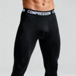 Men’s Compression Leggings High Elastic Quick Dry Breathable Sports Base Layer for Gym Running Basketball Workout