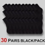 10/20/30 Pairs Neutral Solid Color Mid Calf Round Neck Socks Spring Autumn Sweat Absorbing Breathable All Season Sports Socks - Image 8