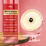 Xiaomi 8000mAh Clip-on Fan 5 Speed Quiet Rechargeable Desktop Portable Air Circulator Wireless Fan With LED Light For Camping - Image 9
