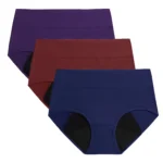 3PCS/lot Menstrual Panties For Menstruation 4-Layer Leak Proof Sanitary Heavy Absorbent Menstrual Period Underwear Panties Woman - Image 7