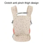 1Pc Baby Carrier, Multifunctional 4-in-1 Hip Seat Carrier, Adjustable Comfortable Front and Back Straps, Portable and Suitable for All Seasons, a Labor-Saving Tool for Mothers to Hold Their Babies Hands-Free - Image 3