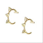 2PCS Trendy 10mm Stainless Steel Punk Clip on Fake Piercing Nose Wrap Lip Rings Unisex Nose Ring Women Men Tusk Body Jewelry - Image 26