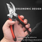 Straight/Curved Head Pruning Shears Non-slip HandleStainless Steel Outils Manuels Household Bonsai Garden Scissors Pruing Shear