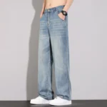 Vintage Fashion Straight Jeans Men's j - Image 7