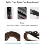 Men's Leather Belt Needle Buckle Belt Casual Genuine Leather LONG Large Belts Cowhide Belts for Man - Image 5