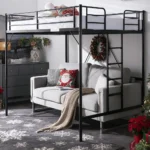 Full Size Metal Bed Frame for Adults, Kids, and Teens - No Box Spring Needed, Heavy Duty Slat Support, Black