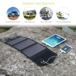 ALLPOWERS Foldable Solar Panel 5V 21W Portable Solar Charger Waterproof Solar Battery for Mobile Phone Outdoor Camping Hiking RV - Image 3
