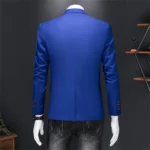 Boutique Fashion Solid Color High-end Brand Casual Business Men's Blazer Groom Wedding Gown Blazers for Men Suit Tops Jacke Coat - Image 3