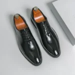 Men's Dress Shoes Trend Wedding Social Casual Leather Men Office Casual Business Shoes High Quality Formal Oxford Shoes Male - Image 7