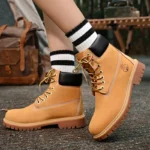 High Top Boots Hiking Shoes Men Anti-slip Outdoor Shoes Men Lace-up Comfortable Soft Breathable Casual Sneakers Shoes Men