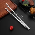 1Pc Stainless Steel Kitchen Tongs BBQ Grill Cooking Tweezers Barbecue Tongs Clip Salad Meat Tongs Food Tweezers Kitchen Utensils - Image 8