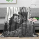 1 Piece of Custom DIY Personalized Photo Blanket for Your Loved One - Flannel Blanket with Personalized Photo, Soft and Warm, Suitable for Sofa, Bed, Office, Car, and Outdoor Travel - a Gift for Men and Women Suitable for All Seasons - Image 5