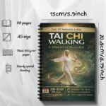 Tai Chi Walking Guide Notebook A5 Spiral 28 Day Plan Fitness Journal for Seniors Weight Loss Wellness Training - Image 4