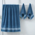 1Pcs Extra Large Bath Towel - Quick-Drying, Suitable for Home Care, Spa, Gym and Rv Use - Soft and Thick Design, Geometric Pattern Comfortable Fabric, a Must-Have for the Bathroom - Image 8