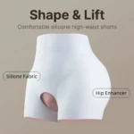 Women Silicone Butt Enhancer Pants Crotchless Open Crotch Push Up Fake Butt Shaping Underwear Hip Pads Lifting Thickening Panty