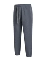 3 pieces of men’s solid color casual sports pants – breathable lightweight suitable for daily wear