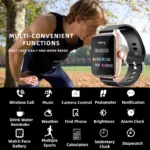 1.83” Waterproof Smart Watch with Message Answer Call Sleep Monitoring Sports Pedometer Information Alerts For iPhone Android