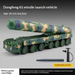 1:50 Dongfeng 17 Missile Vehicle Military Toy Alloy  With Light Sound Effect Able Kids Home Decoration - Image 11