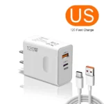 USB C GaN Charger Total 120W Type C