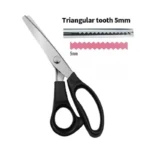 Tailor Scissors Pinking Shears Zig Zag Sewing Cut Serrated Lace Scissors Sewing Accessories Fabric Scissors DIY Sewing Tool - Image 6