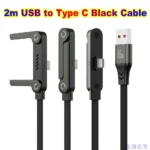 Quick Charge Flat Phone Charger Type C 240W Foldable Stand Fast Charging Kick Cable Stand Holder Cord for IPhone 17 16 Samsung - Image 24