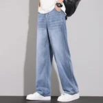 Vintage Fashion Straight Jeans Men's j - Image 2