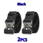 Best Men’s Tactical Belt Versatile Outdoor Hunting Canvas Belt Golf Combat Survival High Quality Canvas Nylon Sport Belt for Man