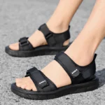 A Pair of Men's New Summer Sandals, Wear-Resistant, Fashionable and Casual Sports Shoes, Beach Shoes - Image 2